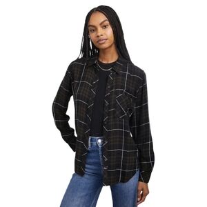 Rails Hunter Button Down Plaid Shirt Women's Large